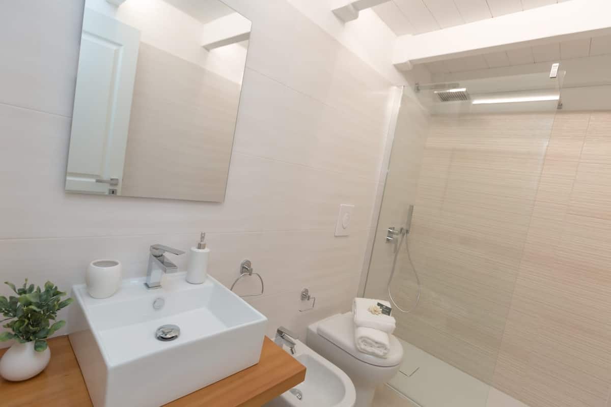 Uno dei bagni della dimora